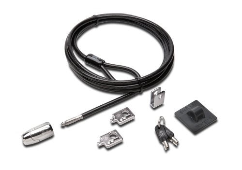 Cable de Bloqueo Kensington para Computadora de Escritorio - 2.44m Cable - Negro - Acero al carbono K64424WW - Cable de Bloqueo Kensington para Computadora de Escritorio - 2.44m Cable - Negro - Acero al carbono K64424WW -